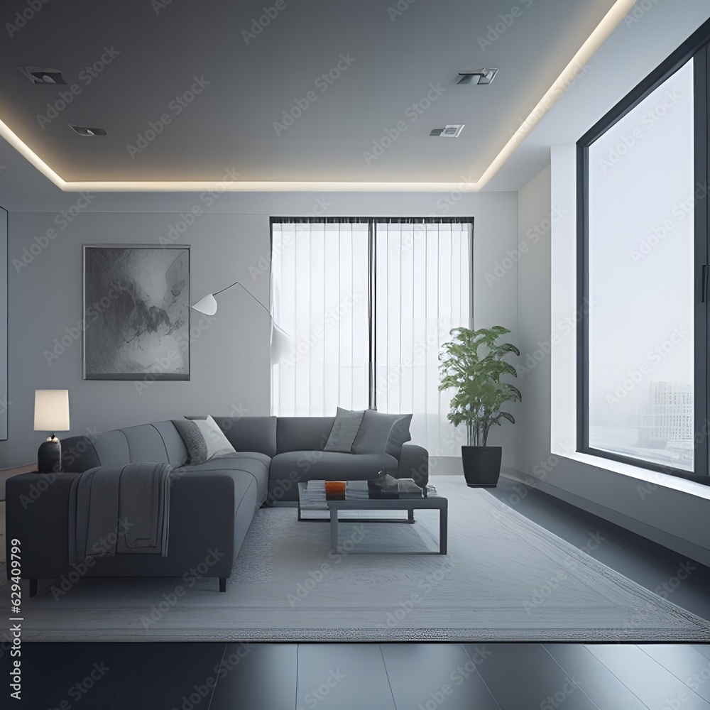 Fototapeta premium Modern living room