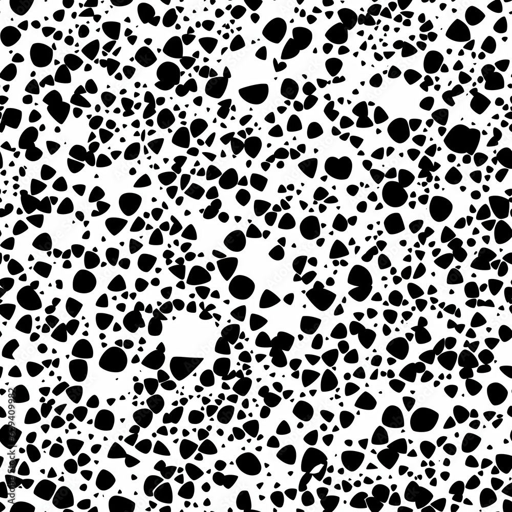Black and white seamless pattern. AI generated. Black and white seamless pattern. AI generated.