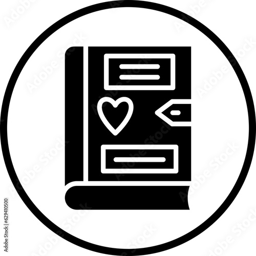 Vector Design Diary Icon Style