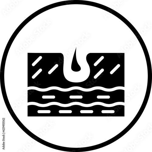 Vector Design Skin Hair Icon Style
