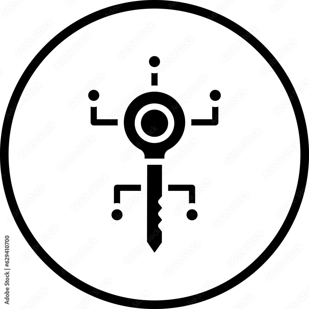 Vector Design Key Encryption Icon Style Vector Design Key Encryption Icon Style