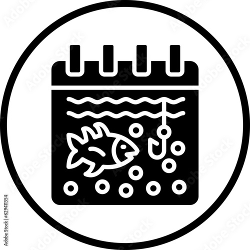 Vector Design Fishing Season Icon Style