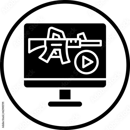 Vector Design Livestream Icon Style