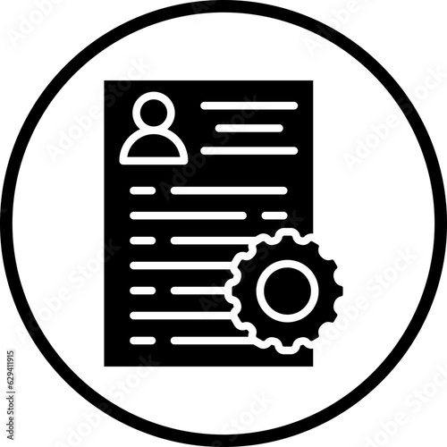 Vector Design Applicants Management Icon Style