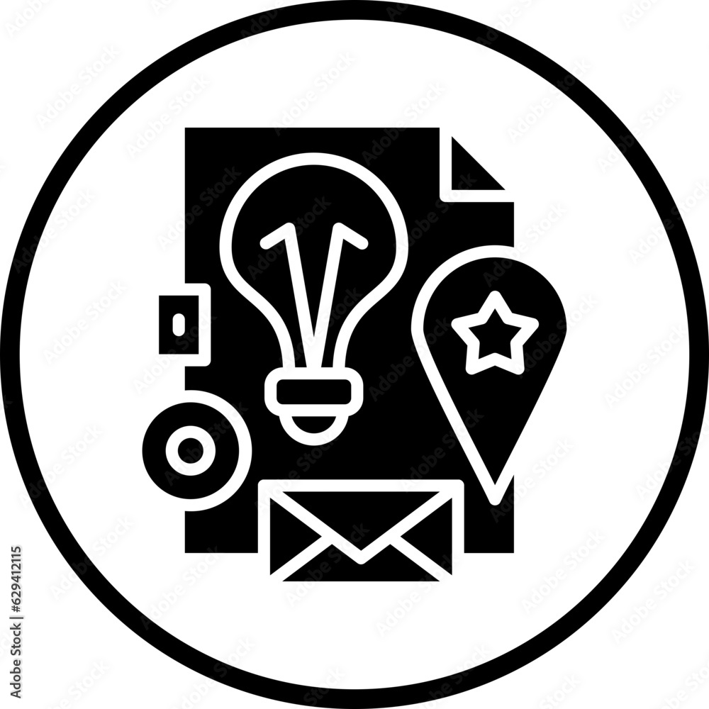 Vector Design Branding & Positioning Icon Style Vector Design Branding & Positioning Icon Style
