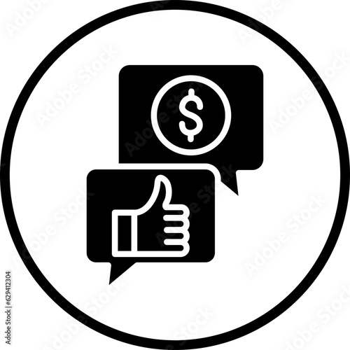 Vector Design Haggling Icon Style