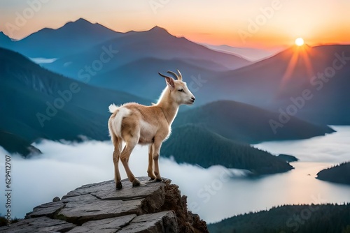 deer in the mountain
