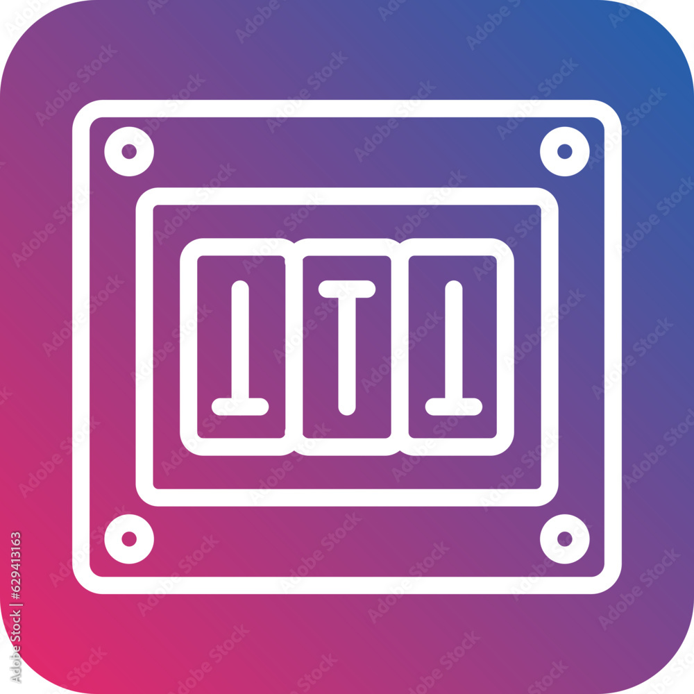 Vector Design Fuse Box Icon Style Vector Design Fuse Box Icon Style
