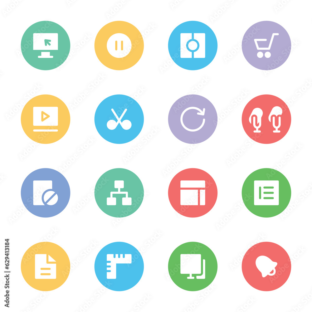 Multimedia and Web Design Bold Line Icons
Multimedia and Web Design Bold Line Icons