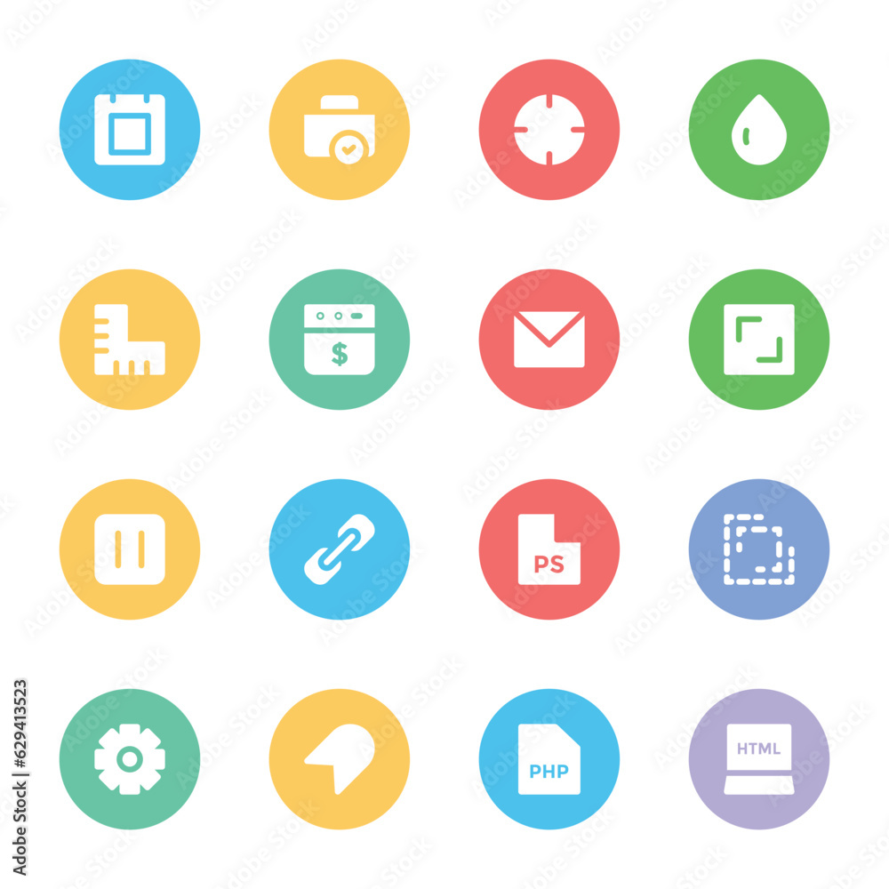 Programming and Design Tools Bold Line Icons
Programming and Design Tools Bold Line Icons