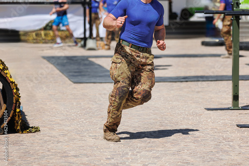 Military Training: Fitness Workout and Activities