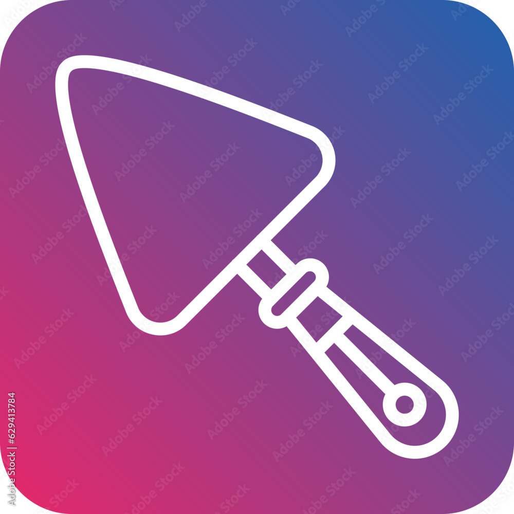 Vector Design Trowel Icon Style Vector Design Trowel Icon Style