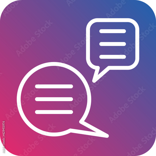 Vector Design Bubble Chat Icon Style