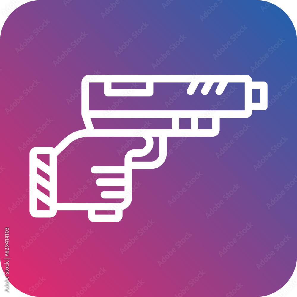 Vector Design Police Shooting Icon Style Vector Design Police Shooting Icon Style