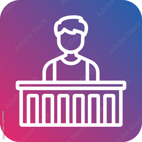Vector Design Witness Icon Style