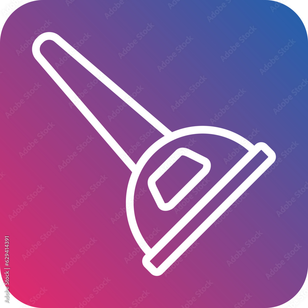 Vector Design Toilet Plunger Icon Style Vector Design Toilet Plunger Icon Style
