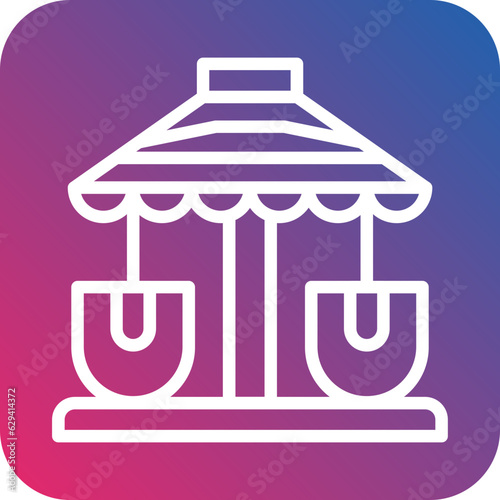 Vector Design Cup Ride Icon Style