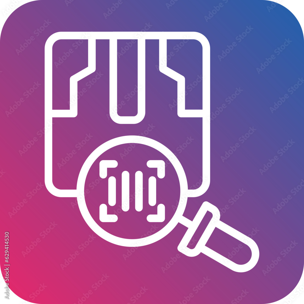 Vector Design Package Scanning Icon Style Vector Design Package Scanning Icon Style