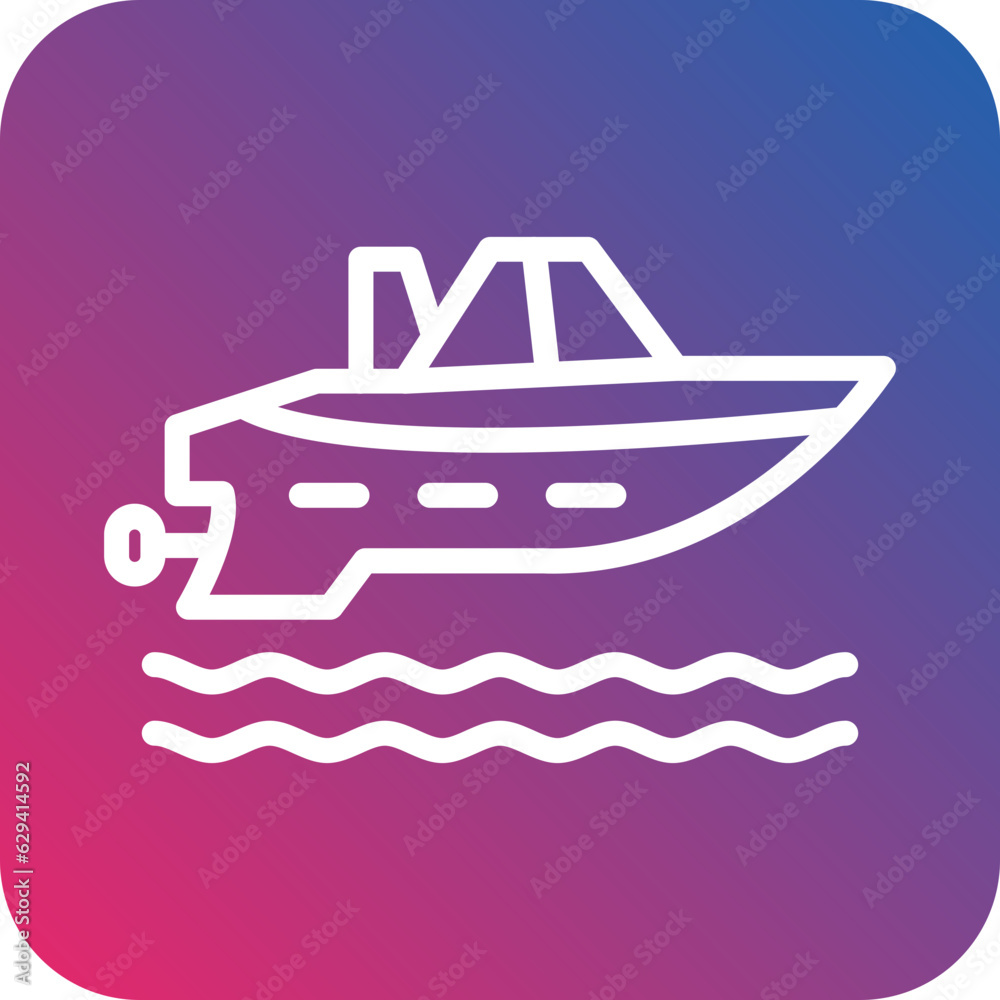 Vector Design Boat Icon Style Vector Design Boat Icon Style