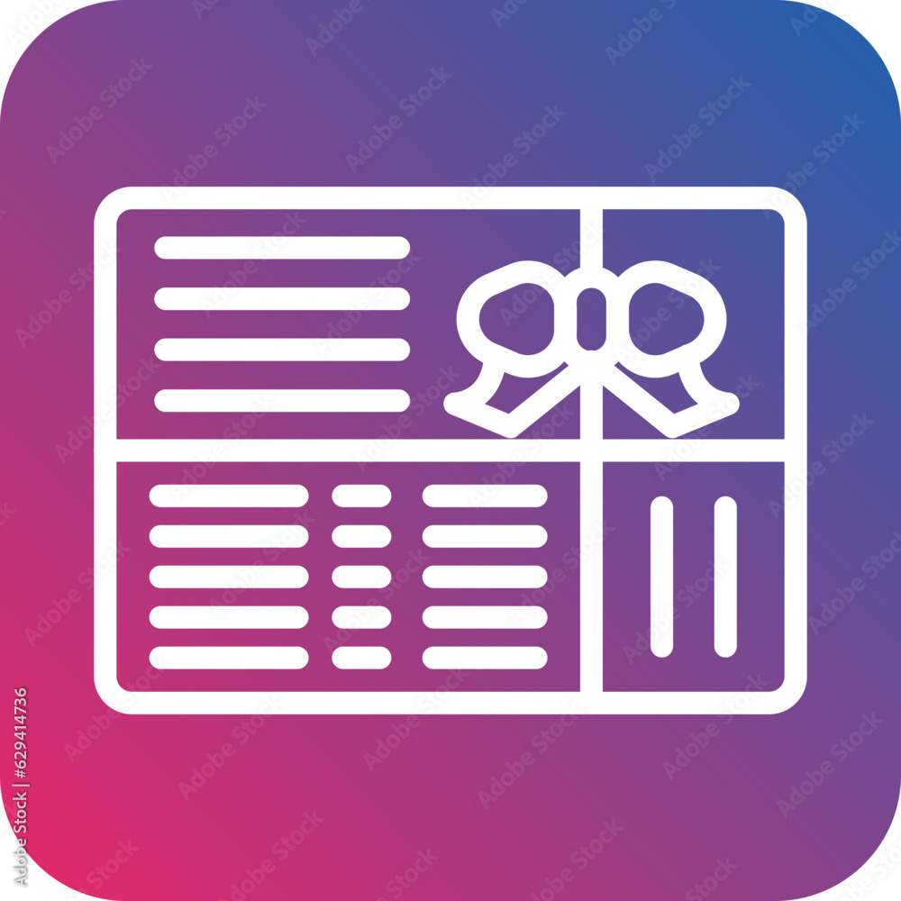 Vector Design Gift Card Icon Style Vector Design Gift Card Icon Style
