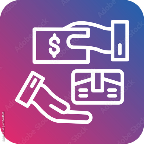 Vector Design Pay Upon Delivery Icon Style