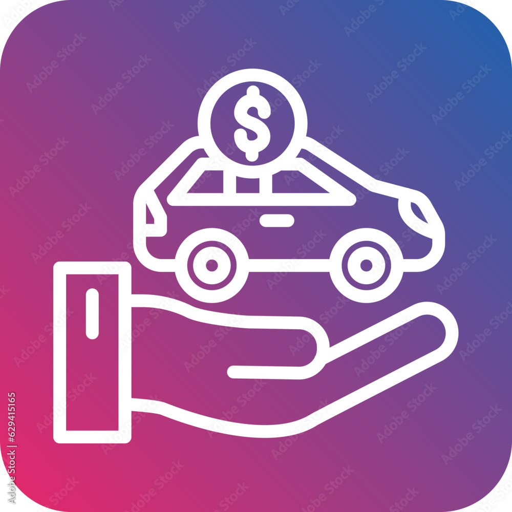 Vector Design Dealer Holdback Icon Style Vector Design Dealer Holdback Icon Style