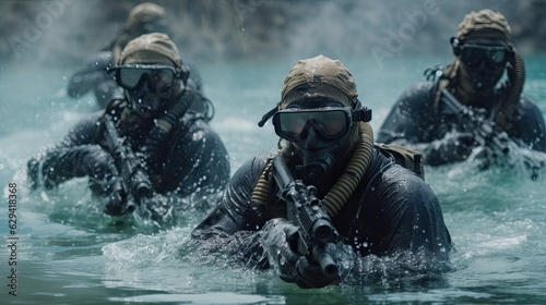 A team of Navy SEALs
