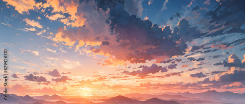 茜色の空と雲 © Rummy & Rummy