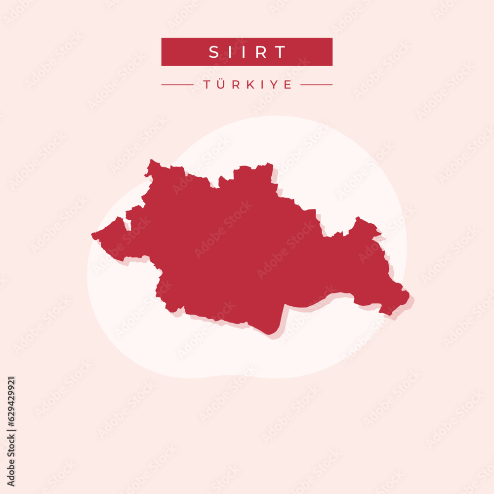 Vector illustration vector of Siirt map Turkey Vector illustration vector of Siirt map Turkey