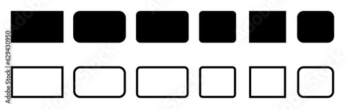 Geometric shapes vector flat icons set