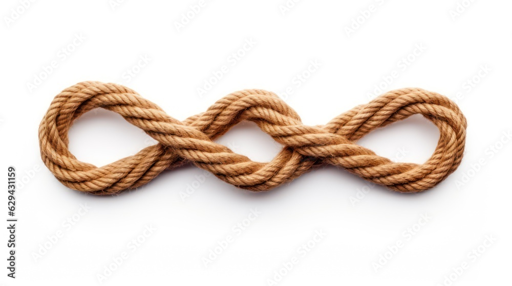 rope isolated on white background