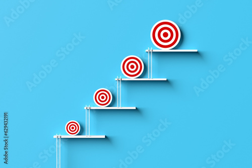 Фотография Target goal setting and goal improvement.