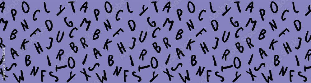template with the image of keyboard symbols. set of letters. Surface template. Blue violet background. Horizontal image. Banner for insertion into site. template with the image of keyboard symbols. set of letters. Surface template. Blue violet background. Horizontal image. Banner for insertion into site.