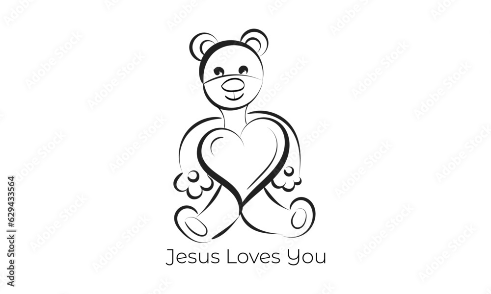 The message of the Gospel of Jesus Christ. Bible lesson for kids or use as poster, card, flyer or T Shirt The message of the Gospel of Jesus Christ. Bible lesson for kids or use as poster, card, flyer or T Shirt