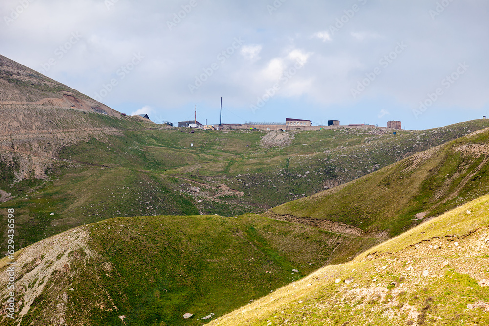 Houses of the Cosmostation from the side of the Almarasan Gorge