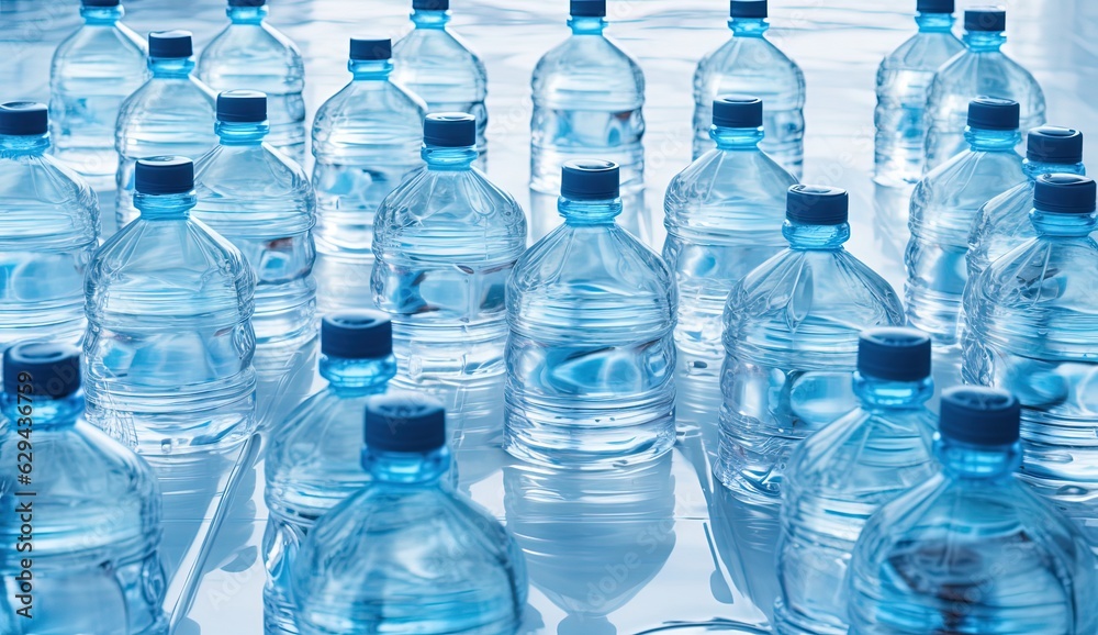 a lot of drinking water glass bottle, generative ai a lot of drinking water glass bottle, generative ai