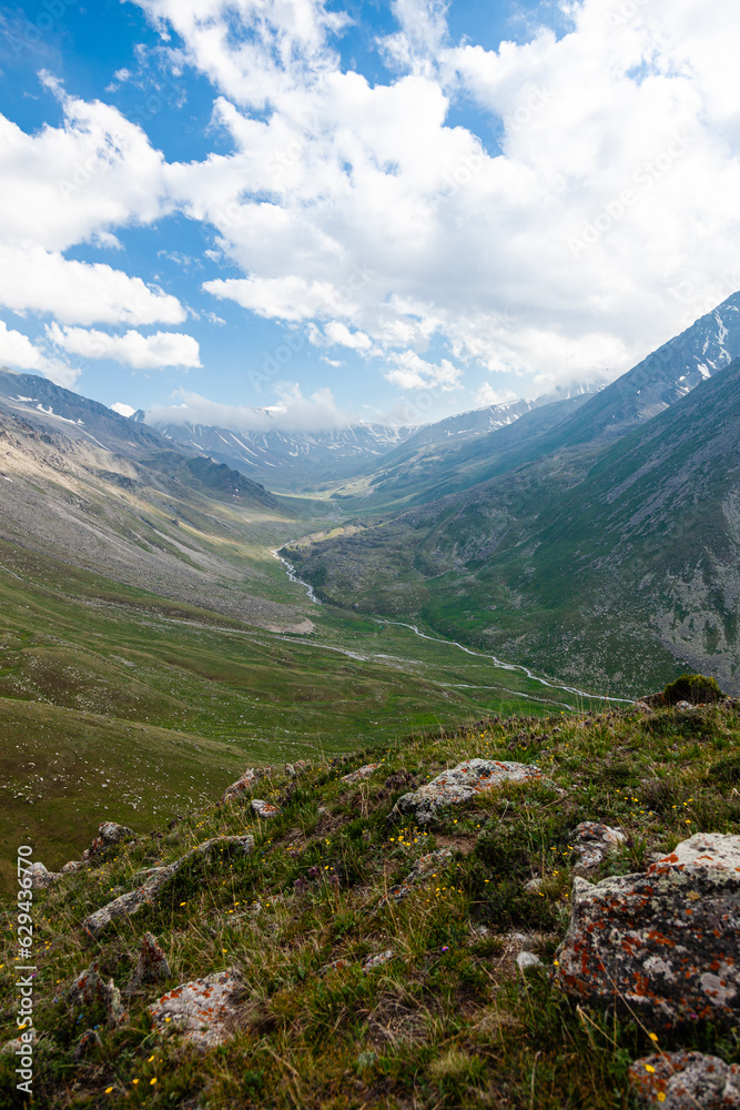 Gorge Prokhodnoe starts from the northern part of the Kyrgyz mountains