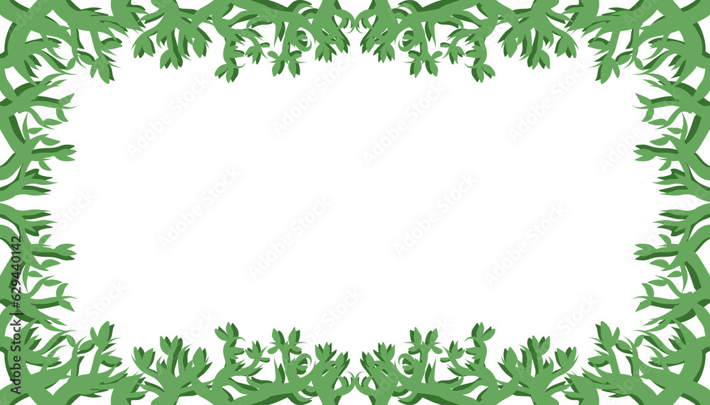 Background illustration of a natural theme that contains green elements. Perfect for wallpapers, backgrounds, banners, magazine covers and others with nature and natural themes.