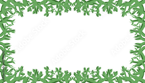 Background illustration of a natural theme that contains green elements. Perfect for wallpapers  backgrounds  banners  magazine covers and others with nature and natural themes.