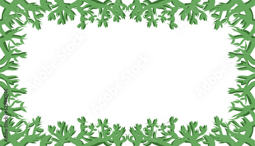 Background illustration of a natural theme that contains green elements. Perfect for wallpapers, backgrounds, banners, magazine covers and others with nature and natural themes. © Febrial Chalik