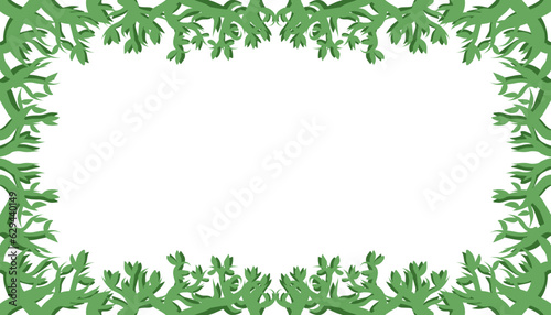 Background illustration of a natural theme that contains green elements. Perfect for wallpapers  backgrounds  banners  magazine covers and others with nature and natural themes.