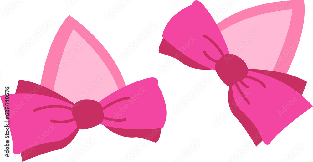 Pink bows. Fashionable barbicor.
Pink bows. Fashionable barbicor.