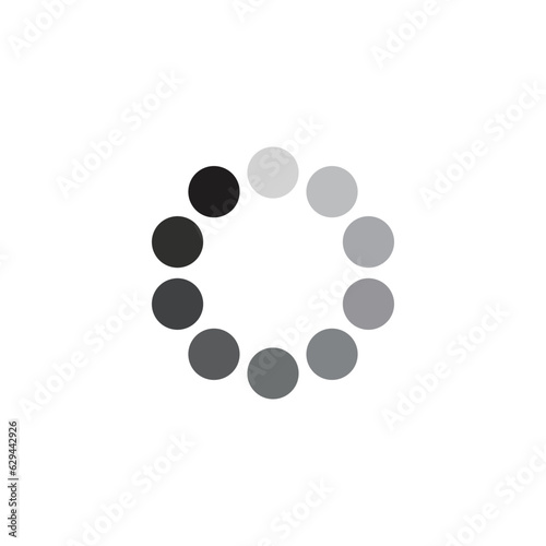 buffering icon vector