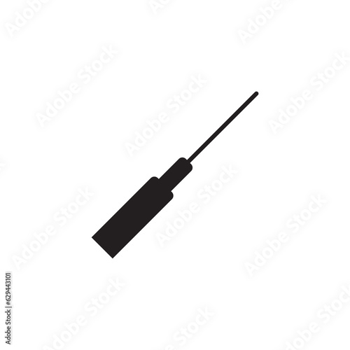 needle icon vector