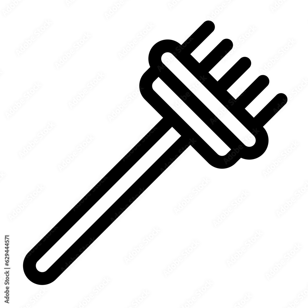 rake line icon rake line icon