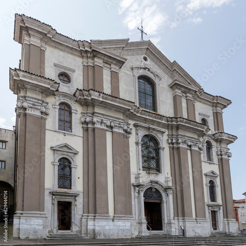 s. Maria Maggiore church facade, Trieste, Friuli, Italy © hal_pand_108