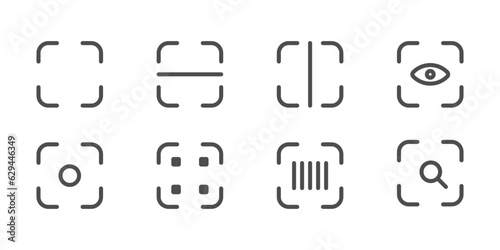Papier peint barcode and qr code shortcut icons