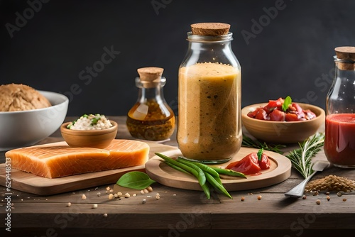 bruschetta with tomato and olive oil by Generated with AI technology