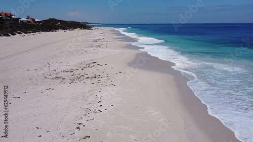 Yanchep Lagoon, Perth, Australia. The tide comes in.on beautiful day photo