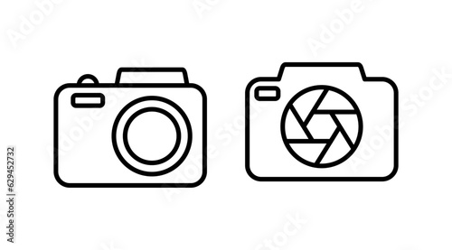 Camera Icon in trendy flat style isolated. Camera symbol web site design
